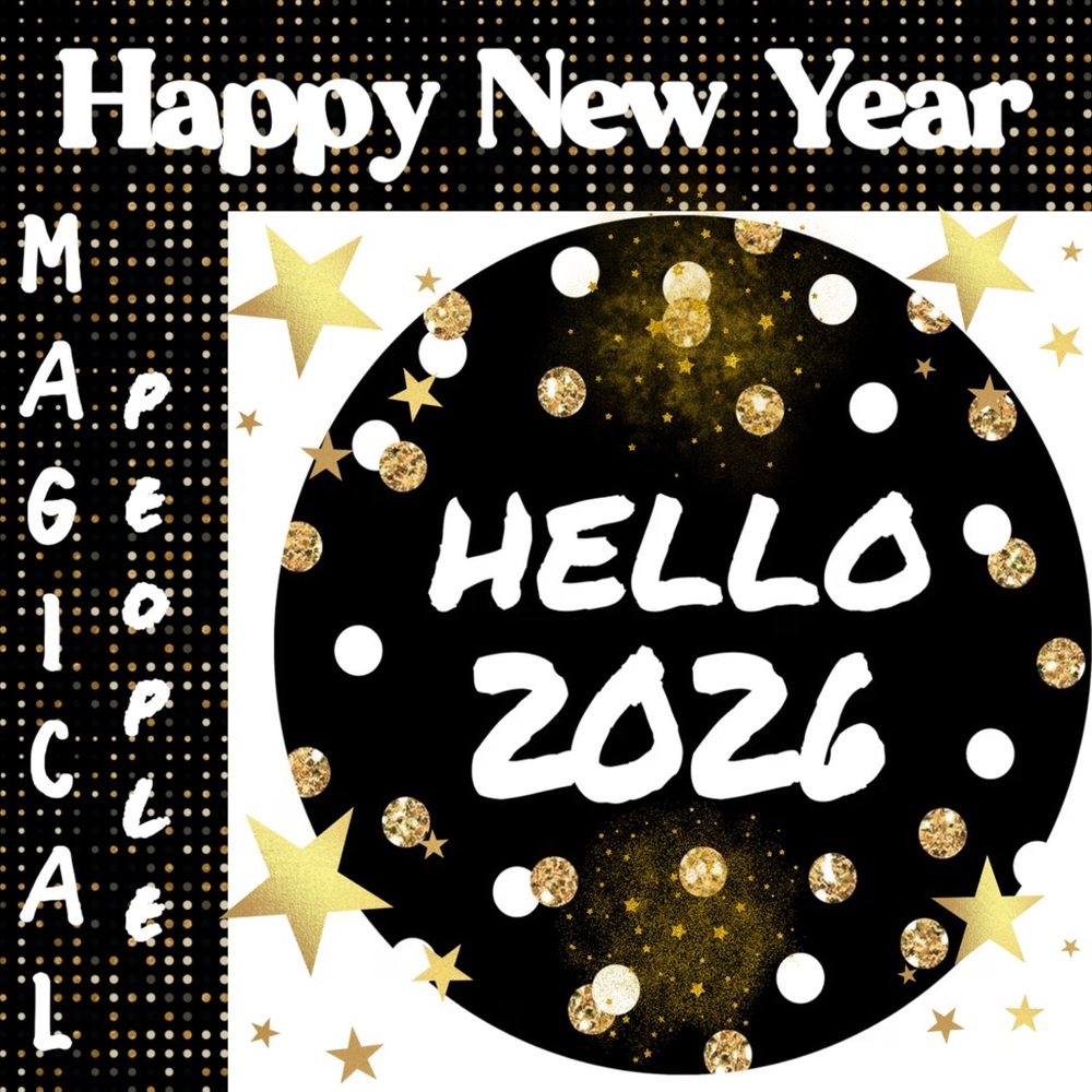 New Year Party Banner - Black and Gold
